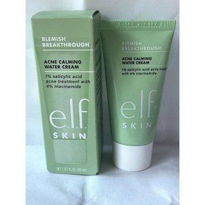 ELF Acne Calming Water Cream 1% Salicylic Acid NEW